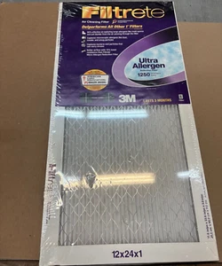 Filtrete 12"X24"X1" Air Filter Ultra Allergen 1250 (4 Pack ) - Picture 1 of 4