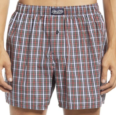 Calzoncillos boxer Polo Ralph Lauren para hombre calce clásico tejidos para dormir nuevos con etiquetas Foto 1 de 4