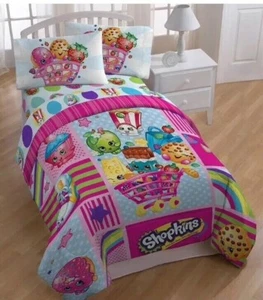 Shopkins Twin Full Reversible Comforter Blanket Bedding for Girls - Picture 1 of 15
