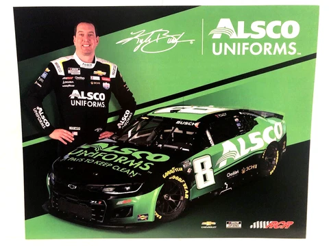 2023 KYLE BUSCH ALSCO UNIFORMS #8 ZL1 CAMARO NASCAR CUP SERIES POSTCARD Cover