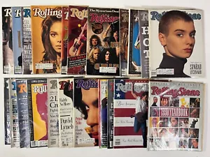 1990 Rolling Stone Magazine collezione completa anno 24 numeri Ex. Sacchetto - Foto 1 di 24