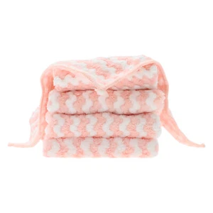 5 Pcs Kitchen Hand Towels Dish Cloths Absorbent Dish Towels 11.81"x11.81" Pink - Picture 1 of 7