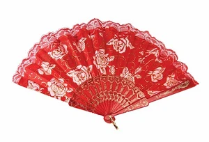 Day of the Dead Lace Fan Adult Costume Accessory - Picture 1 of 1