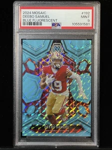 Mosaico 2024 #192 Deebo Samuel azul fluorescente/15 COMO NUEVO POP 1 SSR - Imagen 1 de 5