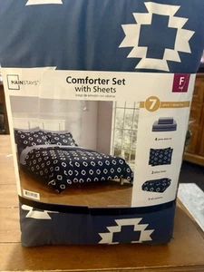 Mainstays Full Size Comforter 7-piece Set With Sheets - Picture 1 of 4