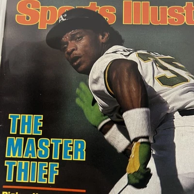 RICKEY HENDERSON: THE MASTER THIEF , SPORTS ILLUSTRATED SEPTEMBER 6. 1982 - Image 1 of 4