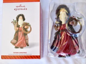 Hallmark Keepsake Ornament 2014 Papá Noel Serie 11 con Corona - Imagen 1 de 5