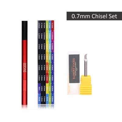 Dspiae AT-EH 3.175mm Universal Chisels Clamping Handle with 0.7mm Bit - Image 1 of 4