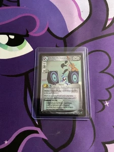 2015 High Magic, My Little Pony CCG, Dj Pon-3 & Octavia, Super Rare Foil #46 - Picture 1 of 3