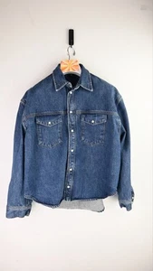 WARDROBE.NYC oversized denim jacket in indigo size L/UK10/UK14 - Bild 1 von 17