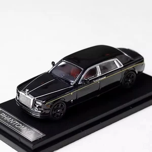 SW 1/64 Scale Rolls-Royce Phantom VII Black Diecast Car Model Toy Gift - Picture 1 of 6