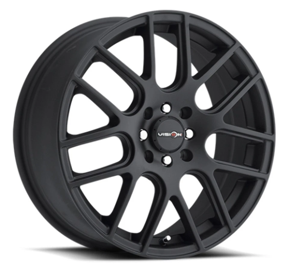 Llanta 16" Vision Street 426H Cross mate negra 16x7 5x110 38 mm Foto 1 de 4