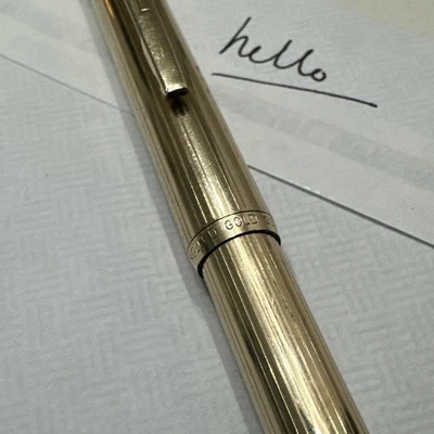 Vintage Dunhill Ballpoint Pen Rolled Gold  Germany Works! - Image 1 of 4