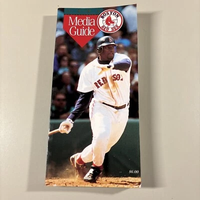 Vintage 1994 BOSTON RED SOX Roger Clemens Media Guide - Image 1 of 4