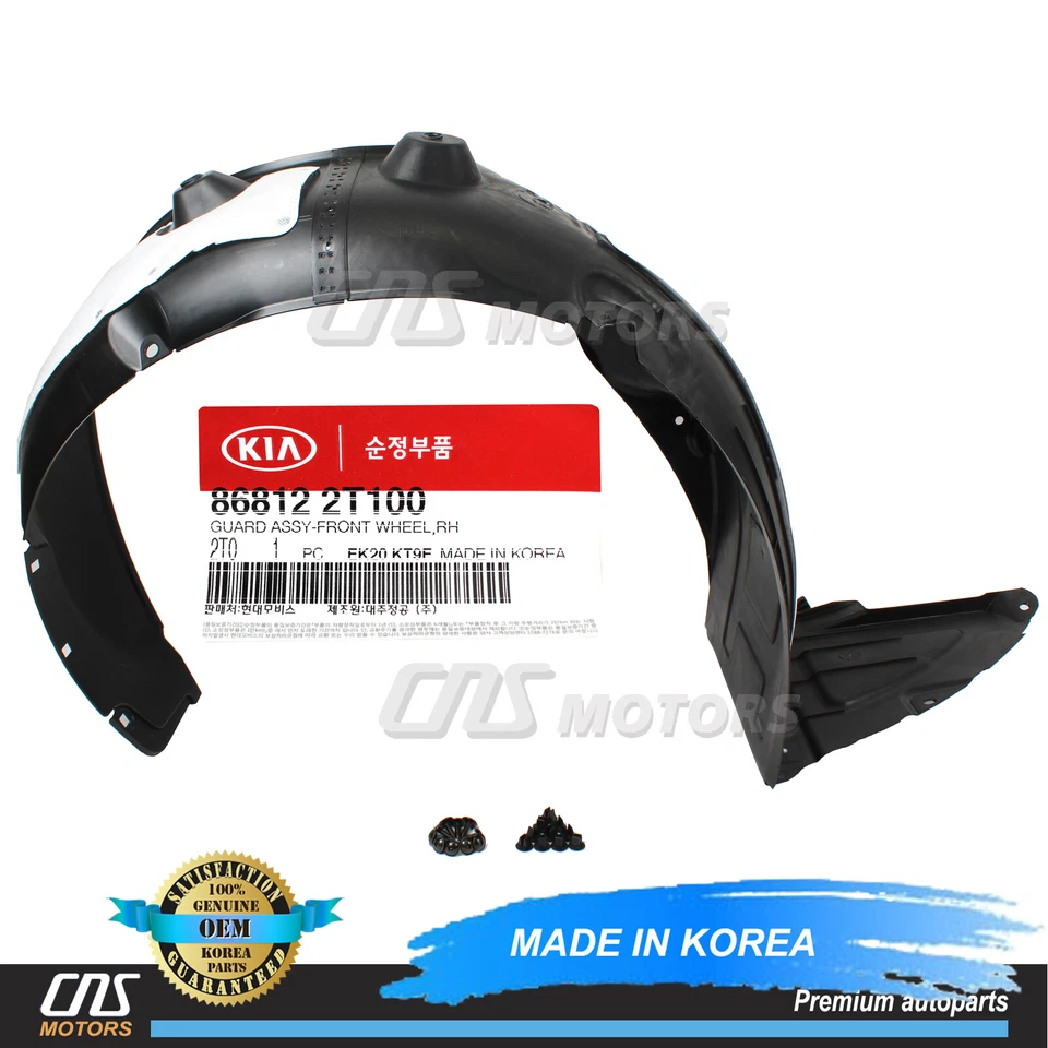 OEM Fender Liner Wheel Guard FRONT RIGHT RH for 11-13 Kia Optima 868122T100⭐⭐⭐⭐⭐ Foto 1 de 4