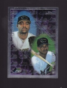 1998 Topps Chrome Cedrick Bowers Marcus McCain Rookie #501 Tampa Bay Devil Rays