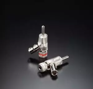 4x HiFi audio Furutech FP-202(R) spina connettore banana rodio - Foto 1 di 1