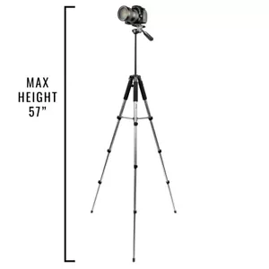 Professional 57" Inch Portable Camera Tripod Stand for All DSLRs Camcorders - Picture 1 of 8