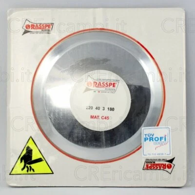 RGV Lama 220 mm 3 Fori (Viti Non Incluse) Originale Affettatrice Rasspe C45 - Image 1 of 2