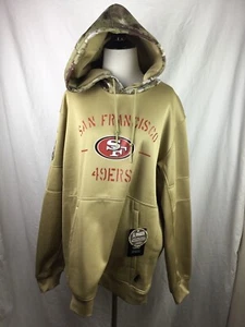 Nike On Field Apparel NFL San Francisco 49ers Salute Service Camo XL Extra Large - Picture 1 of 9
