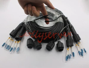 50M Lc-Lc UPC Sm TPU Feld Armored Glasfaser Kabel 8 Strand Faseroptik Patch - Bild 1 von 4