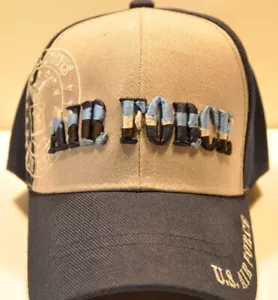 WHOLESALE NEW! US AIR FORCE USAF CAP HAT TWO TONE GRAY - Picture 1 of 4