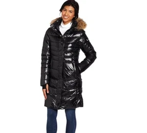 Lole Katie L Edition Entendaunen Parka Isolierung langer Mantel Echtfell - Damen - Bild 1 von 12