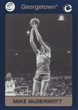 1991 Collegiate Collection Georgetown Hoyas #68 Mike McDermott