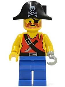 Lego Pirate Shirt with Knife 1873 Blue Legs Pirates I Minifigure - Picture 1 of 2