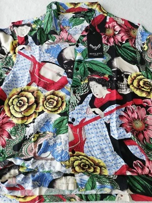 Camisa Brave Soul London XLarge Tropical Abotonada Manga Corta Nueva. Foto 1 de 4
