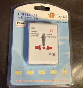 Imperial Home : Travel Universal Adapter NIP - Bonus Carrying Pouch - Picture 1 of 1