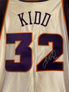 JASON KIDD Signed Autographed Phoenix Suns Authentic Champion Jersey Size 52 - Picture 1 of 4