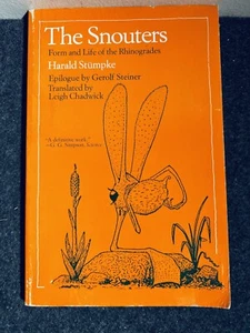 Harald Stümpke THE SNOUTERS Form and Life of the Rhinogrades SC 1st Print SATIRE - Foto 1 di 10