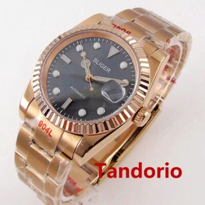 36mm/39mm Sapphire Glass Black Sterile Dial NH35A PT5000 Automatic Men's Watch - Picture 1 of 4