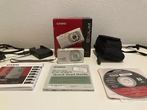 Casio EXILIM EX-Z80 Digital Camera Works Great Complete Battery Box Charger Case - Picture 1 of 16