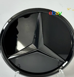 Mercedes-Benz Black Raised Grille Star Emblem W177 W205 W247 A1778884200 2018-23 - Picture 1 of 14