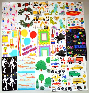 Mrs Grossman - Fifteen Full 4x6 inch Sticker Sheets Lot - Picture 1 of 1