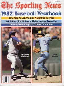 Revista Anuario de Béisbol The Sporting News, Fernando Valenzuela, Rollie Fingers - Imagen 1 de 12