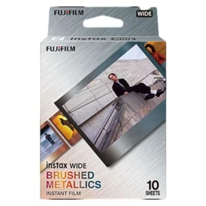 Fujifilm instax Wide Brushed Metallics 86mm x 108mm Instant Film 10 Sheets - Picture 1 of 2