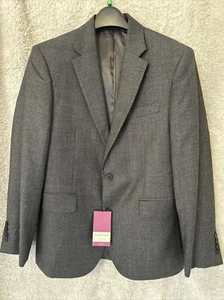 Chester Chester Barrie Wool Cashmere Tailored Business Jacket Charcoal 38S BNWT - Picture 1 of 17