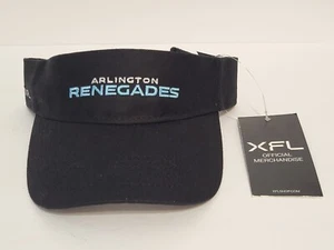 Arlington Renegades XFL Football Black Adjustable Visor New With Tag Official - Picture 1 of 7
