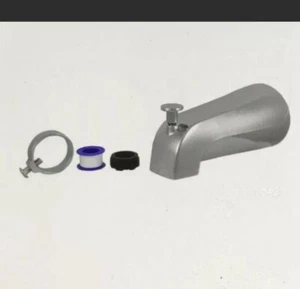 Danco 88703 Universal Tub Spout Diverter Spout  Decorative Styling Chrome Metal  - Picture 1 of 5