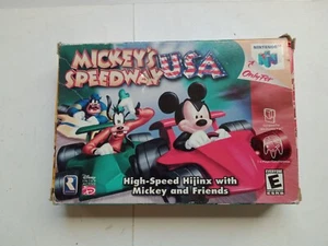 MICKEY'S SPEEDWAY USA (Nintendo 64, 2000) scatola originale - Foto 1 di 10