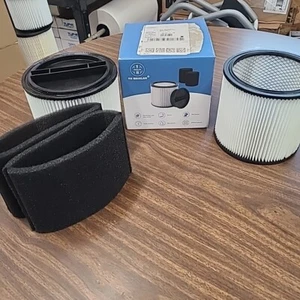Replacement Filter For Shop Vac Filters 90304 2 Wet Dry Filters/3 Foam Filters - Picture 1 of 8