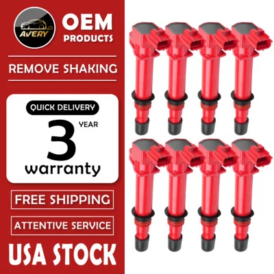 High Performance 8 Ignition Coils For Dodge Dakot Durango RAM 1500 4.7L UF270 Foto 1 de 4