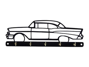 1957 Chevy Bel Air Car Key Rack Hook Hanger Holder Entryway Organizer for Wall - Picture 1 of 5