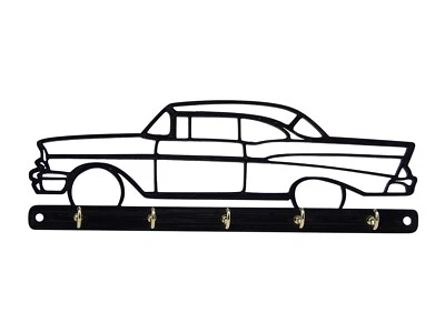 1957 Chevy Bel Air Car Key Rack Hook Hanger Holder Entryway Organizer for Wall - Image 1 of 4