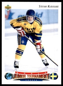 Stefan Klockare 1992-93 Upper Deck #224 Sweden
