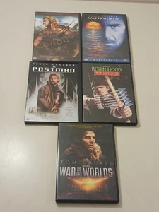 Dvd Lot 5 Troy WaterWorld PostMan RobinHood Men in Tights War of the World's #30 - Picture 1 of 9