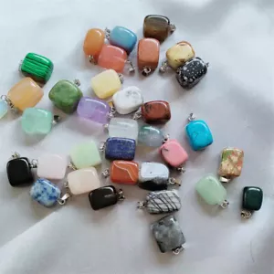 Fashion Assorted mixed Natural Stone Irregular charms Pendants 50pcs Wholesale - Picture 1 of 3